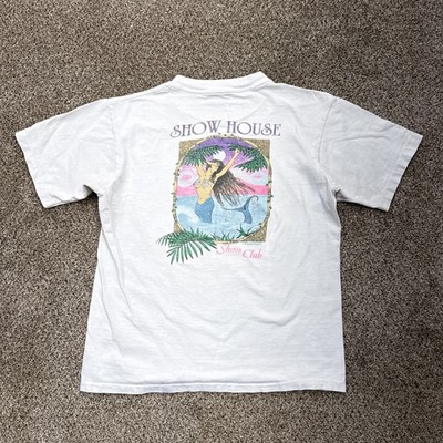 Vintage Myrtle Beach Show House T-Shirt Size M/L White Single Stitch