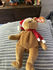 NEW TY Beanie Baby - 1997 HOLIDAY TEDDY 8.5 inch 