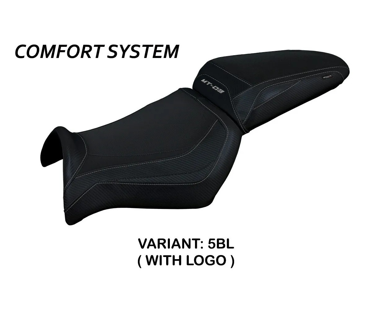 Seat saddle cover Algar Comfort System Black TPZ YAMAHA MT-03 2006 2014 1BE