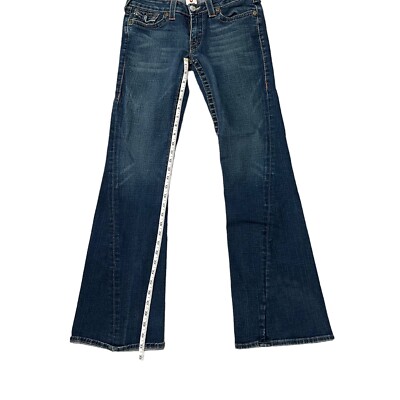 True Religion Joey Low Waist Bootcut Twist Y2K Denim Jean Flap
