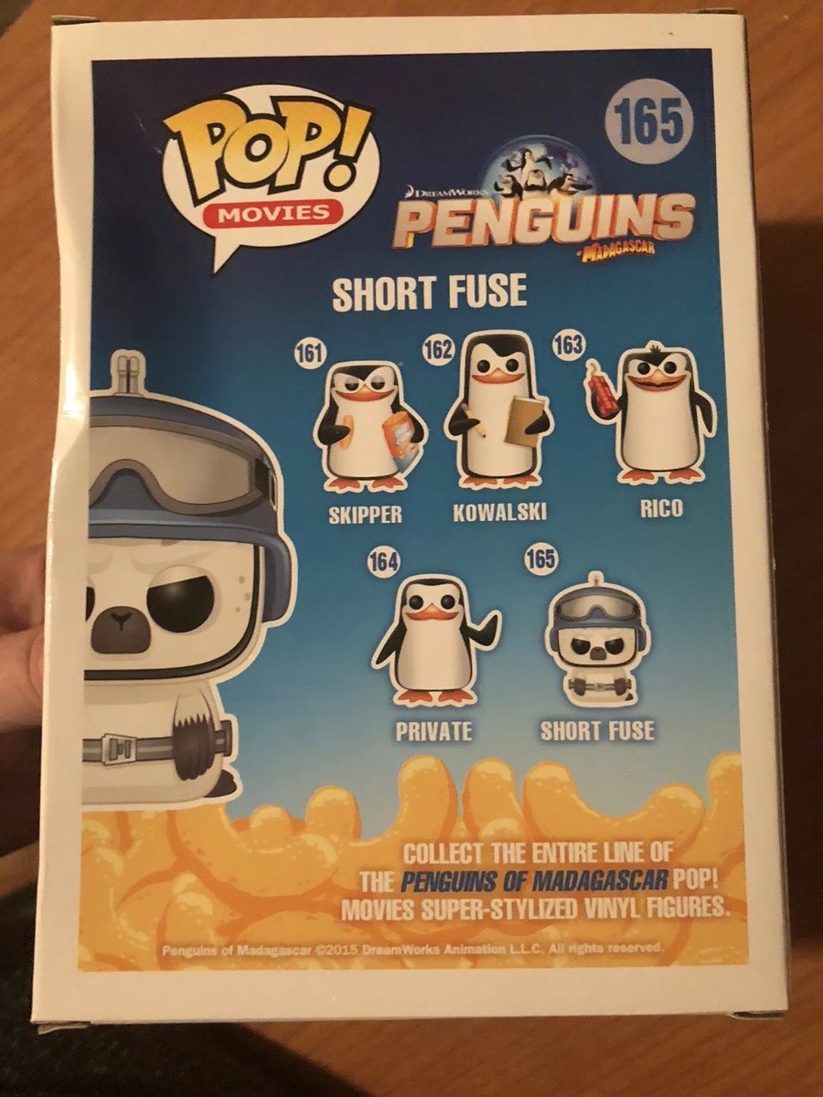 Funko Pop! (A) Movies Penguins of Madagascar #165 Short Fuse