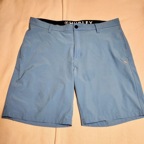 Pantalones Cortos Hurley Híbridos de Secado Rápido Frente 4 Vías Elastizados Para Hombre Rendimiento Azul 38 - Imagen 5 de 11
