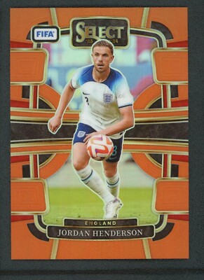2023-24 JORDAN HENDERSON 29/49 PANINI SELECT FIFA TERRACE ORANGE