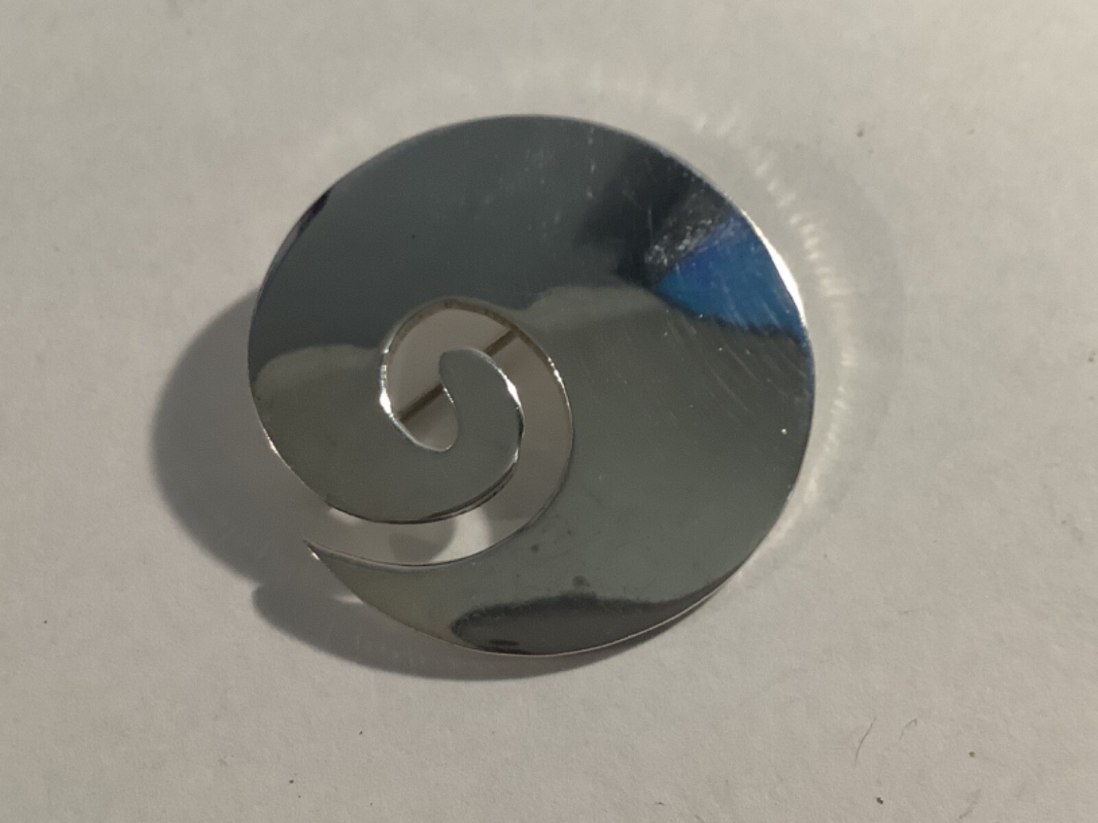 AUTHENTIC SIGNED STERLING SILVER INCREDIBLE SWIRL… - image 1