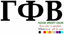 GAMMA PHI BETA SORORITY Vinyl Decal Sticker Car Window Bumper Wall Laptop 7"
