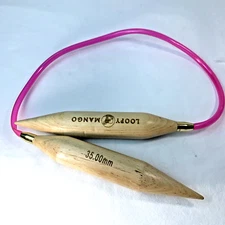Loopy Mango Maple Wood Circular Knitting Needles US 35.00M No Packaging
