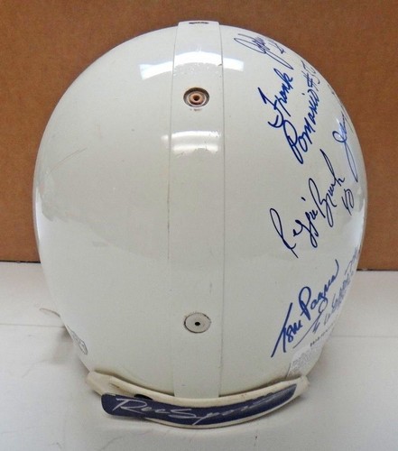 Notre Dame Full Size Practice Helmet Signed by 12 Notre Dame Legends JSA Letter - Picture 9 of 12