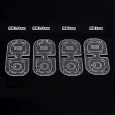 Acrylic template leather craft gauge chisels ...