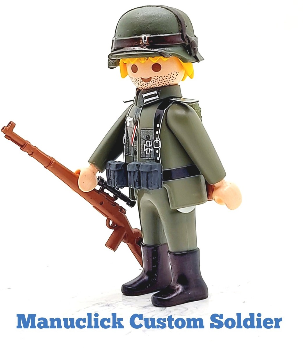 PLAYMOBIL Personalizzato – Pilota Tedesco Luftwaffe WW2 Seconda Guerra Mondiale