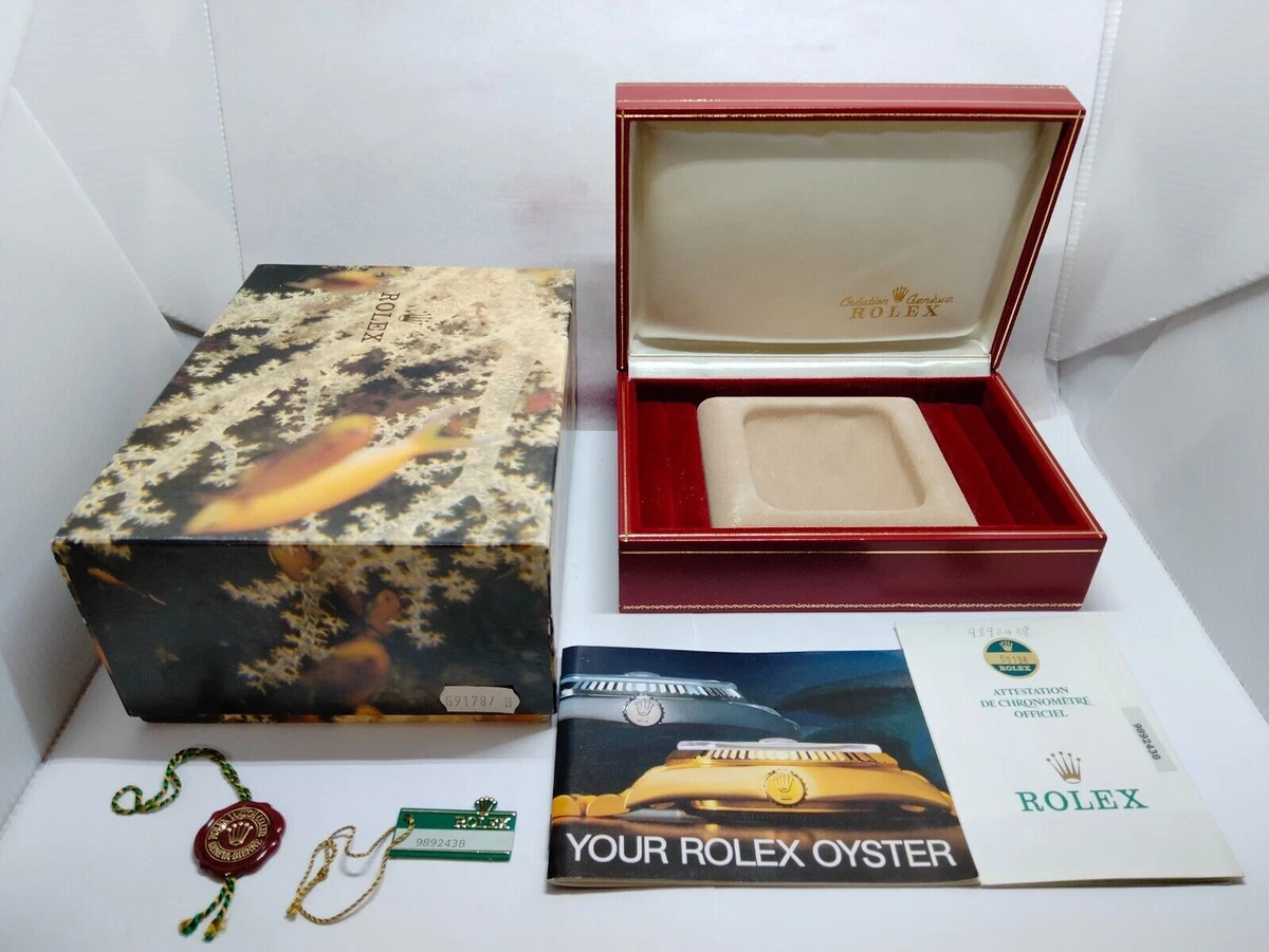 ROLEX DATEJUST 69178/B watch box case warranty guarantee 60.01.2 230616011e2S