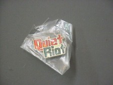 Quiet Riot Tour Hat Pin Lapel Enamel 1980s
