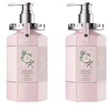 2X WEILAIYA Camellia Niacinamine Shower Gel 450mL ea+FREE PRIORITY SHIPPING+US