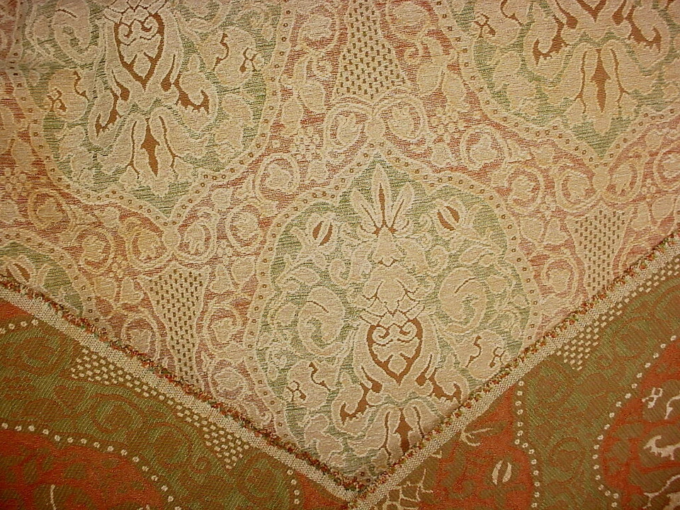 2-7/8 Kravet Couture 19813 Palais Washed French Damask Apricot Upholstery Fabric - Image 4 of 4