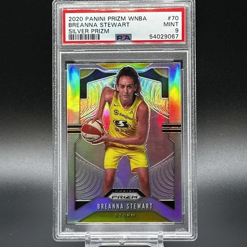 Breanna Stewart 2020 Panini WNBA Prizm SILVER #70 Seattle Storm - PSA 9 Low Pop