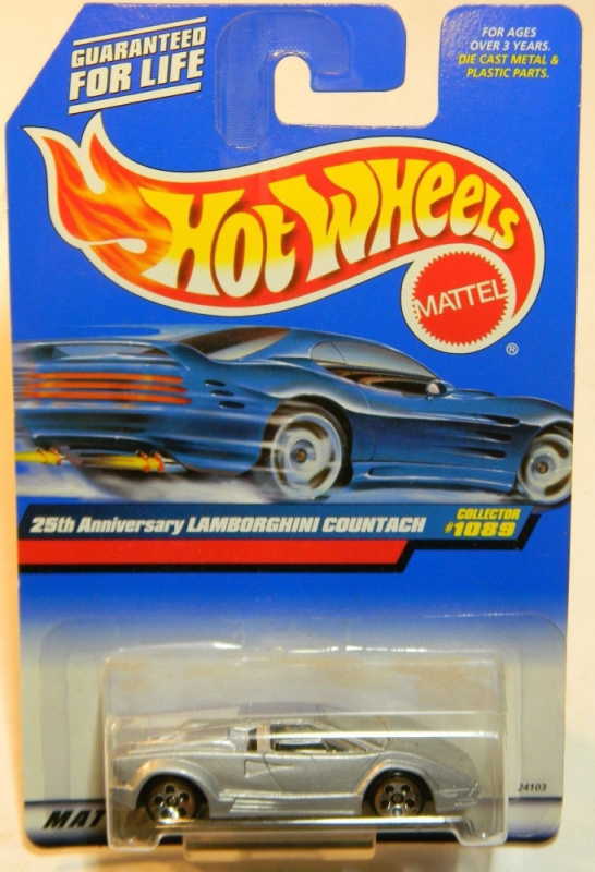 Lamborghini Countach Sports Car 25th Anniversary Hot Wheels