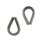 Wire Rope Thimbles Stainless Steel 20MM x2 (Marine Webbing Cable Loop)