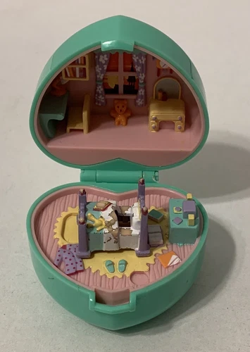 1991 Bluebird Polly Pocket “Midge’s Bedtime” Compact with Bed, No Dolls