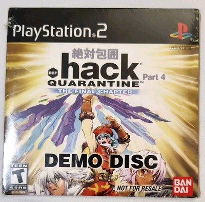 .hack Quarantine Part 4 DEMO DISC for PS2 Sealed