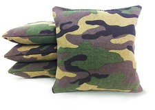 CAMO Cornhole Bags - Set of 4 Regulation size  weight High Quality Camoflauge