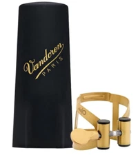 Vandoren M/O Unlacquered Baritone Sax Ligature - (LC590AP)