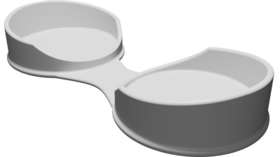 Objektivdeckel kompatibel mit Canon 10x30 IS Fernglas - Frontschutz