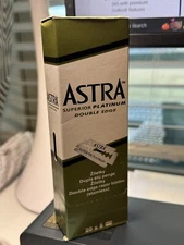 100 pack Astra Double Edge Safety Razor Shaving Blades barber Made in India