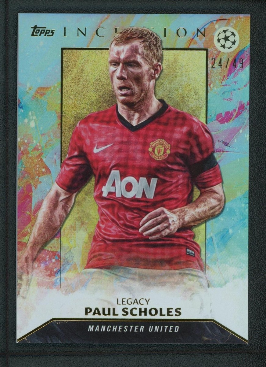 2024 PAUL SCHOLES 24/49 TOPPS INCEPTION UEFA CHAMPIONS