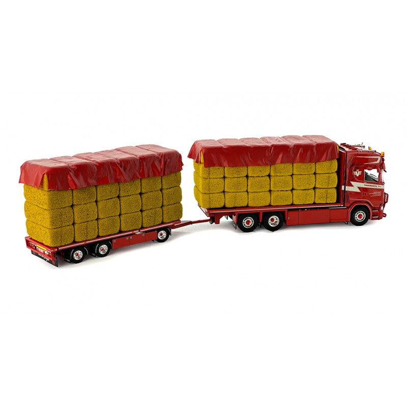 Tekno 82667 Scania CS Truck with Trailer with Straw Load