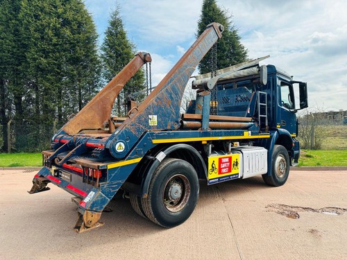 2014 (64) MERCEDES AROCS 1824 18 TON HYVALIFT EXTENDABLE SKIP LOADER, EURO 6 - Picture 9 of 20
