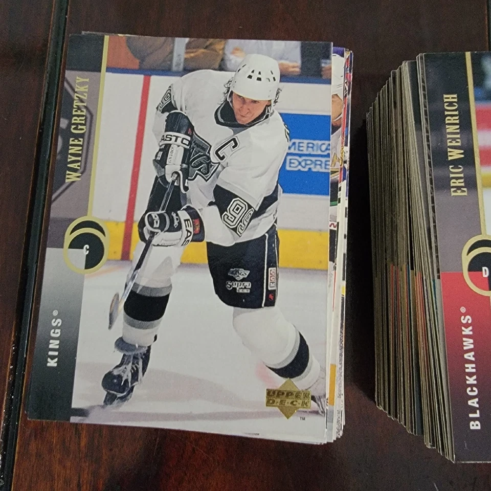 Tarjeta de gol Gretzky 802 1994-95 Upper Deck NHL Cards World Jr Championships Foto 3 de 4