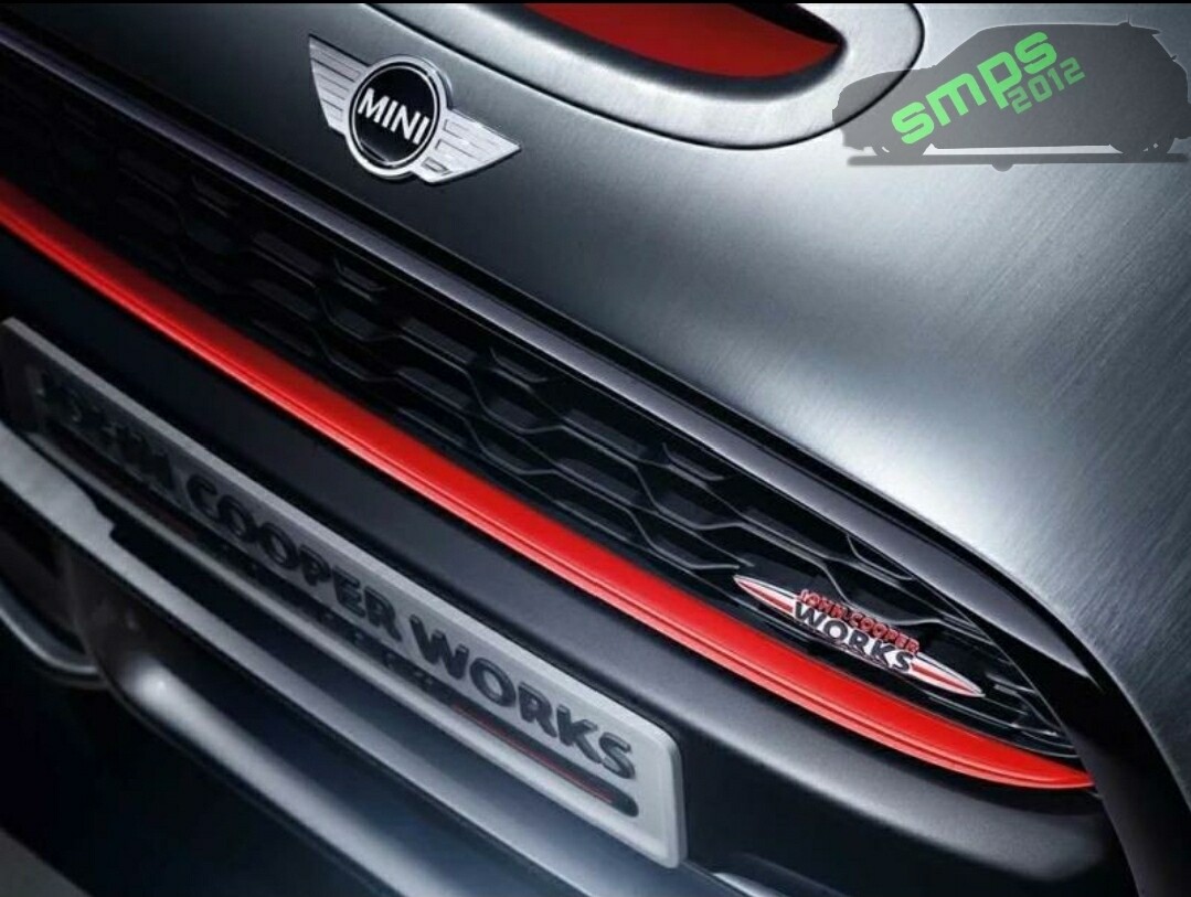 Genuine MINI John Cooper Works Front Grill With Chilli Red Strip