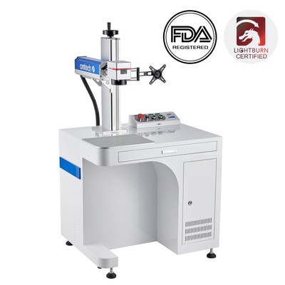 OMTech 7x7 30W Raycus Fiber Laser Marker & Engraver for Marking Gold Steel Metal