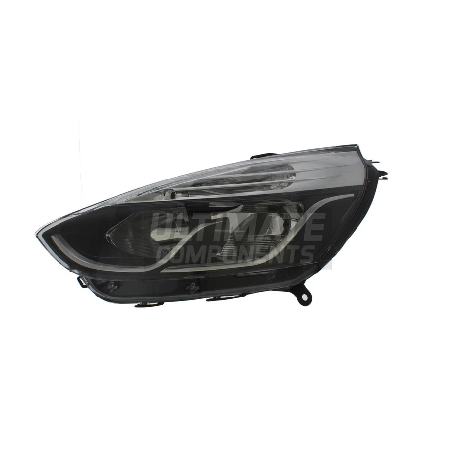 Faro Renault Clio Mk4 hatchback 2012-2016 negro lateral pasajero Foto 2 de 4