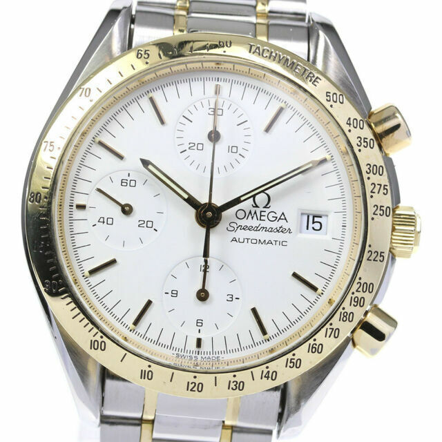 OMEGA Speedmaster - 38 mm, Stainless Steel, Yellow Gold for sale | eBay