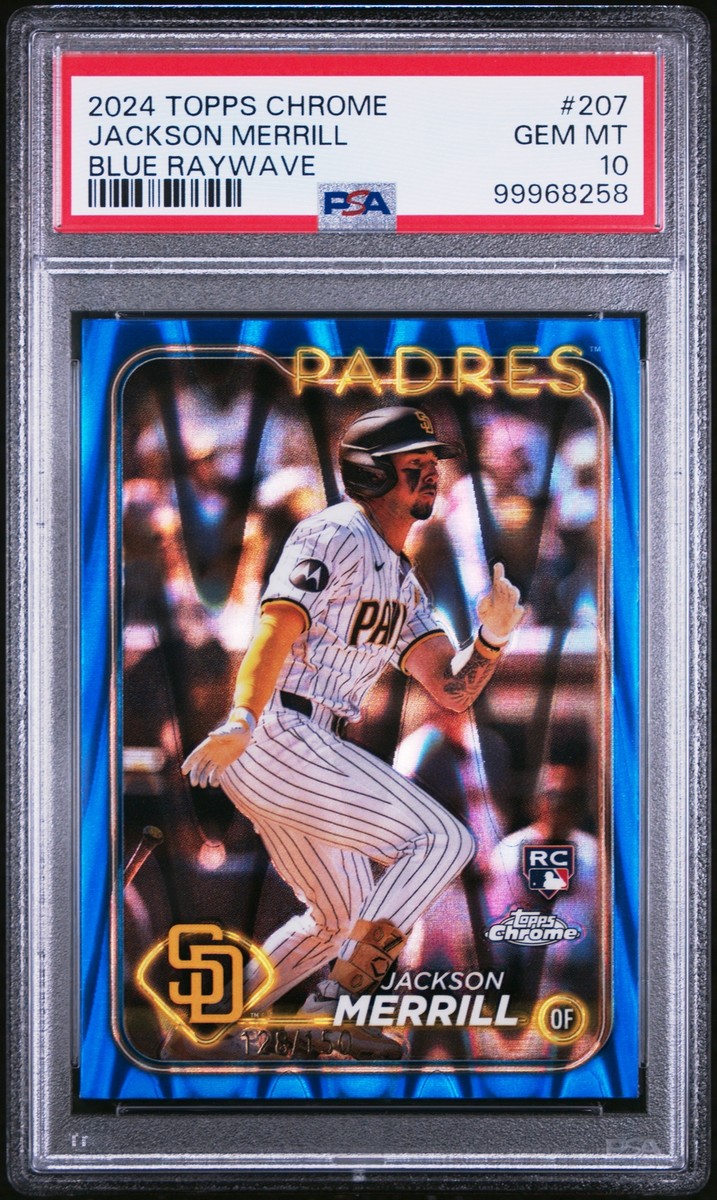 topps chrome JACKSON MERILL SSP PSA10 【公式通販】