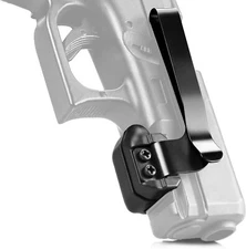 Universal Low Profile Slim Concealed Carry Gun Clip Fits 100+ Handguns with Rail