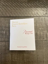 Maison Francis Kurkdjian Baccarat Rouge 540 Extrait De Parfum 2ml Sample