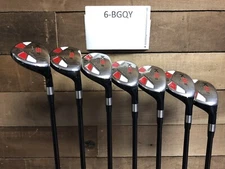 USED Mens Majek Golf HybridSet 4-PW Senior A Flex Rescue Utility Clubs 6-BGQY