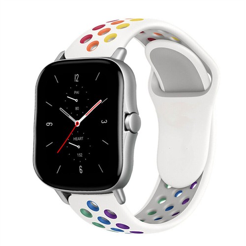 Correa deportiva de silicona para Huami Amazfit GTS 4 3 2 2E GTR 47mm GT 5 4 3 Pro Band - Imagen 13 de 29