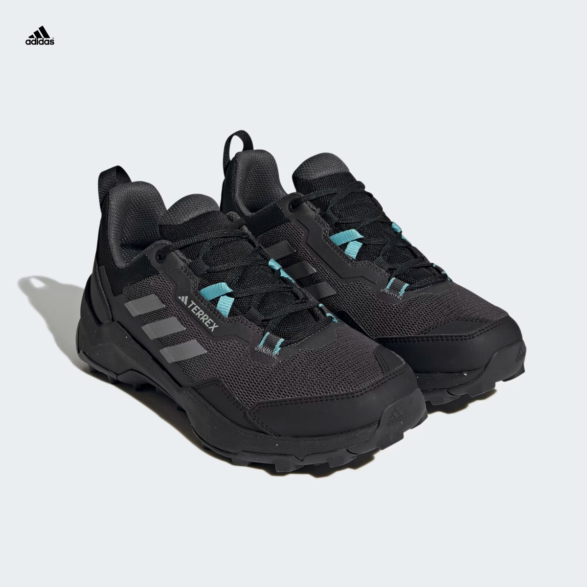 Adidas Terrex AX4 Hiking Shoes Black Mint HQ1045 Women's Size 9