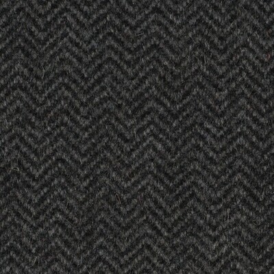 3 7/8 yds Designtex Bute Lewis Charcoal Gray Wool Upholstery Fabric D5107