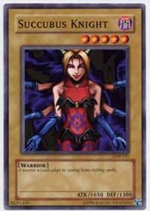 Succubus Knight - LOB-117 - Common - Unlimited Edition x3 - Lightly Played
