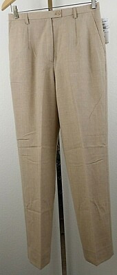 NWT Pendleton Womens Pleated Front 100% Wool Work Career Slacks Pants $69.99