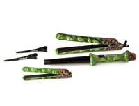 Royale Full Set-peacock Ceramic Hair Straightener+curler+mini Flat Iron D.box Royale Full Set-peacock Ceramic Hair Straightener+curler+mini Flat Iron D.box