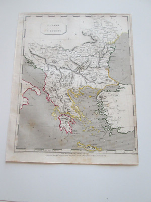 1806 CADELL AND DAVIES ATLAS MAP, 