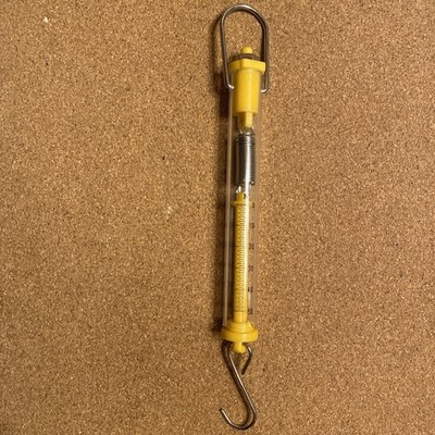 Plastic Tubular Spring Scale force meter- 50 N, 5000 g Capacity, Grams & Newton 