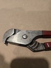 Mac Tools 9-34 Self Gripping Tongue And Groove Pliers Red Handle Usa M410g