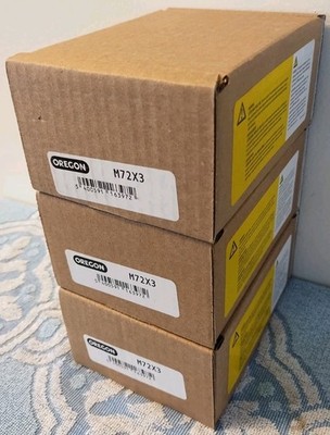 3 NEW Oregon M72 3-Packs SpeedCut (9 Chainsaw Chains) 18 Inch .325 .050 72DL 