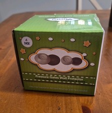 Pressure Gates 4-Pack Wall Protectors and Baby Safety Gates Cup Bumpers