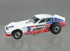 Vintage 1977 Hot Wheels Diecast White Don Prudhomme Snake ARMY Funny Car HK G-VG